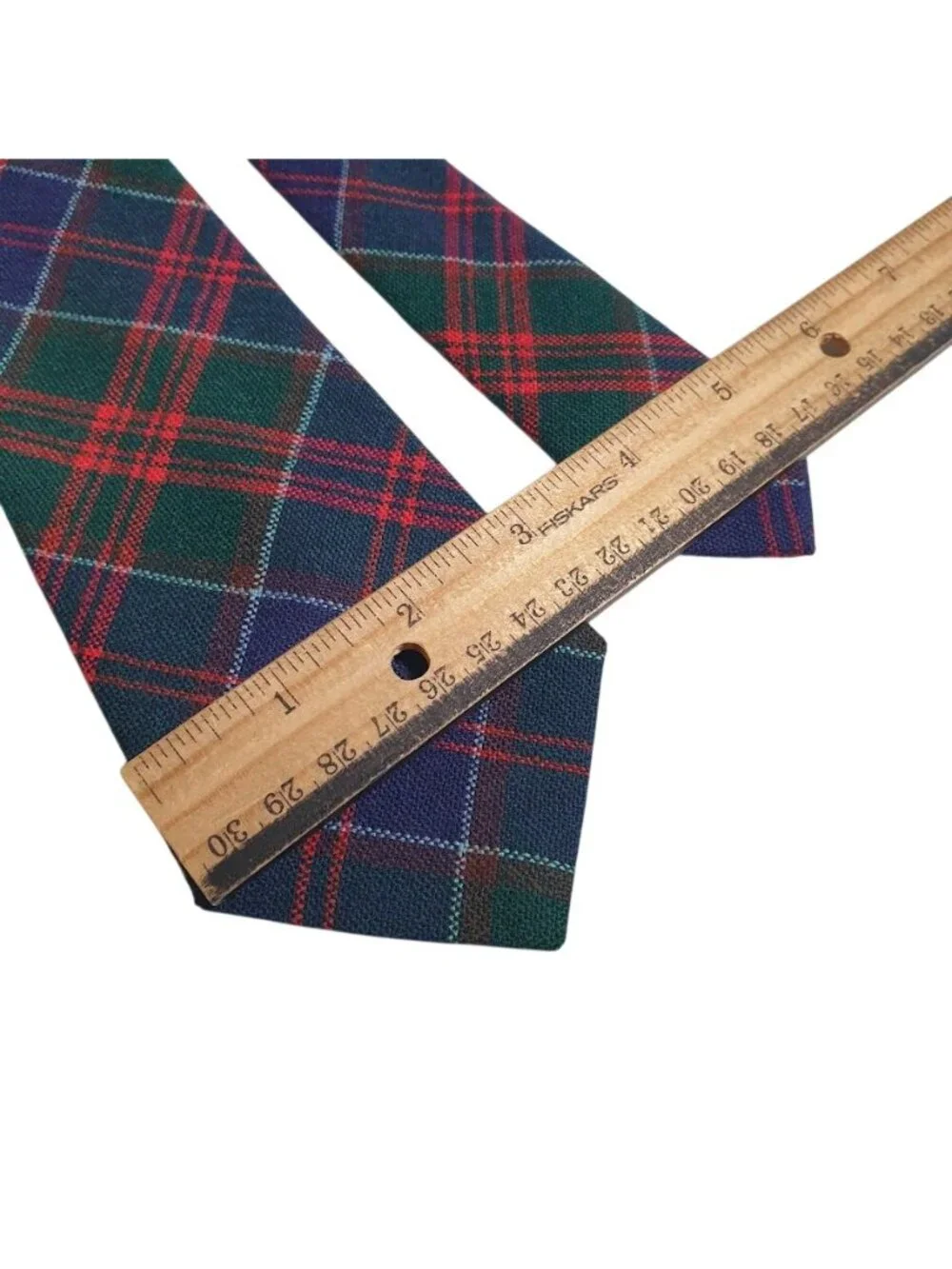 Stewart Of Appin Scottish Tartan Wool Tie Red Green Plaid Classic Pattern 55x3